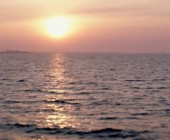Sonnenuntergang über dem Meer