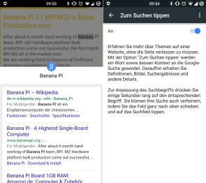 Schnellsuche in Google Chrome