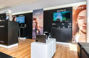 Shop-in-Shop-System von Sony