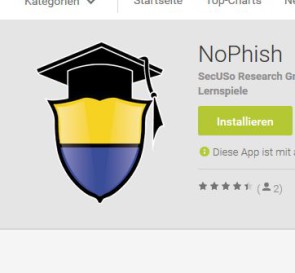 Mit NoPhish Internetbetrug spielend erkennen lernen 