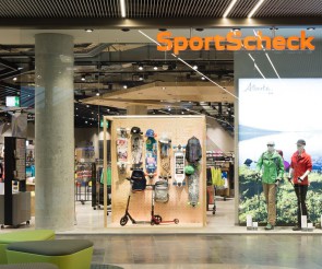 Eingang von Sport Scheck in Mönchengladbach 