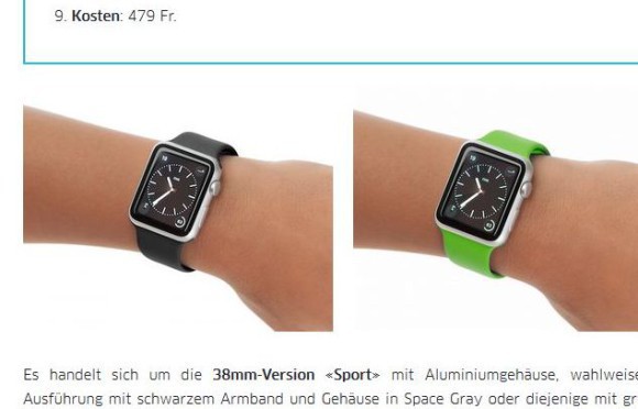 Uber und BRACK.CH bringen die Apple Watch vorbei 