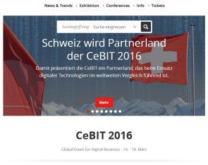Schweiz ist das Partnerland der CeBIT 2016 