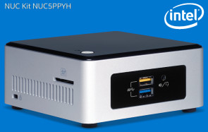 Intel NUC NUC5PPYH Mini-Barebone-PC  