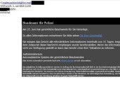 Spam-Mails mit Absender Bundesamt für Polizei
