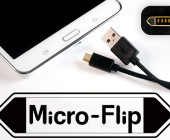 Micro-Flip: Verdrehsicheres Ladekabel für den Micro-USB-Anschluss