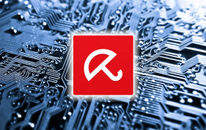 Schaltkreis mit Avira-Logo 