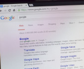 Google Suchergebnis auf einem Desktop angezeigt
