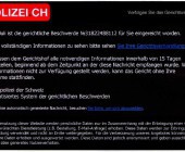 Mails verlinken auf gefälschte Fedpol-Website
