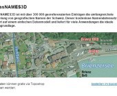 300‘000 geografische Namen kostenlos online