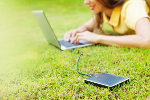 Externe SSD am Notebook