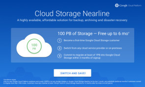 Google Cloud-Dienst Nearline