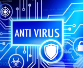 Antivirus-Schaltkreis mit Schutzschild