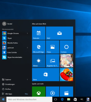 Das Startmenü: Endlich zurück – und besser denn je.