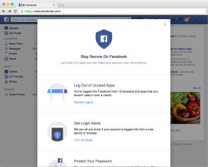 Facebook Security Checkup