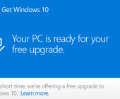 Windows 10 Upgrade-Benachrichtigung