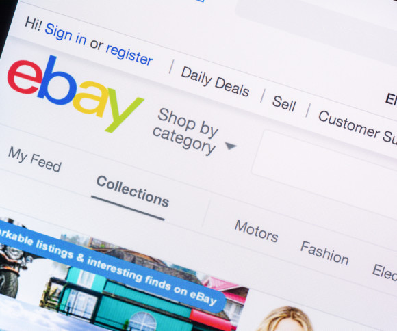 Website von eBay 