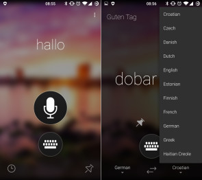 Microsoft Translator App unter Android