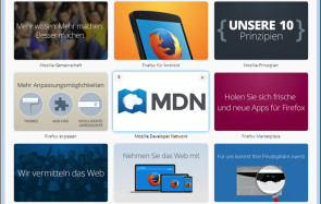 Kacheln in Firefox 40 