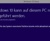 Update-Fehler bei Windows 10
