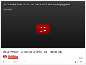 Der betreffende Nutzer hat das Video in deinem Land nicht zur Verfügung gestellt.