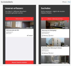 homegate.ch lanciert Universal-App für iPad und iPhone 