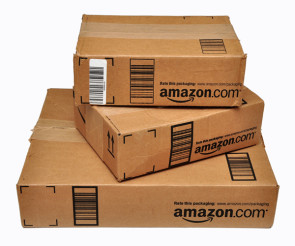 Pakete mit Amazon-Beschriftung 