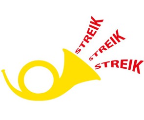 Posthorn bläst zum Streik 
