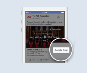 Faßebook Spenden-Button 
