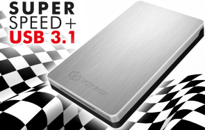 Super-Speed+ USB 3.1 Festplattengehäuse 