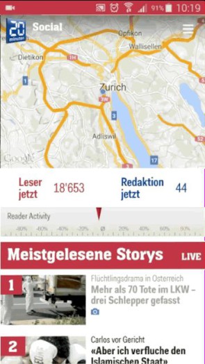 Neue Mobile-App von 20 Minuten 