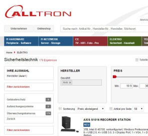 Portfolio von Axis ab sofort bei Alltron erhältlich 