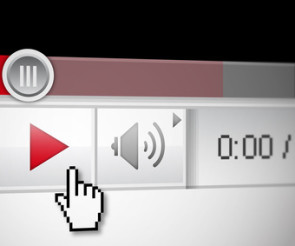 Play-Button auf Youtube 