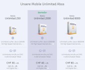Neue Mobile Unlimited Abos bei upc cablecom
