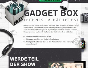 «Gadget Box» auf SRF zwei vor dem Start 