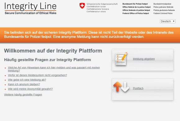 Neue Meldeplattform zur Korruptionsbekämpfung 