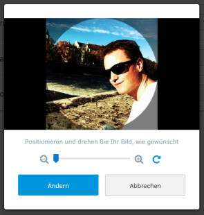 Profilbild im Mozilla-Konto
