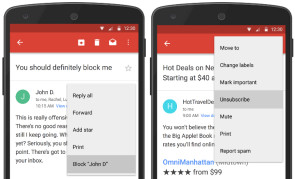 Gmail Blocken und Abmelden