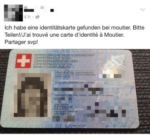 Keine Fotos von Ausweisen ins Internet 