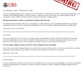 Falsche UBS-Mails wollen Kreditkartendaten klauen