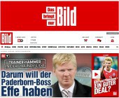 Webseite von Bild.de