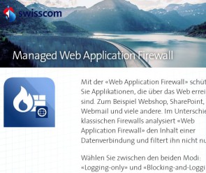 Swisscom Managed Web Application Firewall 
