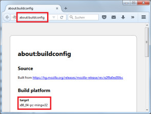 64-Bit-Version von Firefox