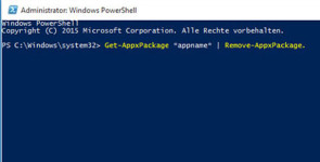 Windows-10-Apps entfernen per Powershell