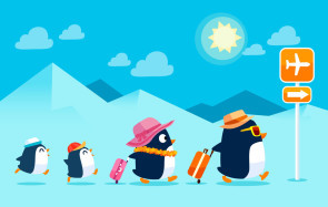 Pinguine auf Reisen 