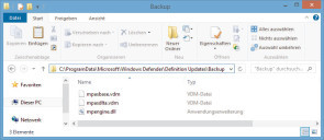 Signaturen-Rollback beim Windows Defender