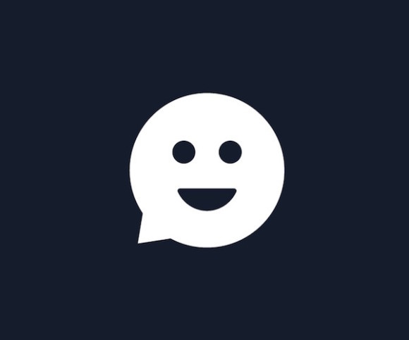 Smiley als Sprechblase 