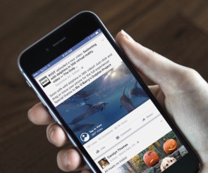 Handy mit Facebook 
