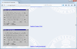 Andere Tastatur-Layouts