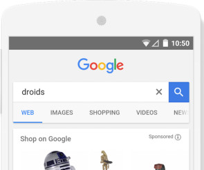 Website Google Shopping 